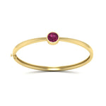 Load image into Gallery viewer, Simple Solitaire Bangle Bracelet