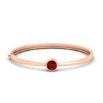 Load image into Gallery viewer, Simple Solitaire Bangle Bracelet