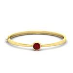 Load image into Gallery viewer, Simple Solitaire Bangle Bracelet