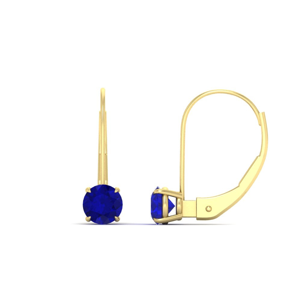 1-carat-round-sapphire-lever-back-earrings-in-yellow-gold-FDEAR9225ROGSABL-1.00CT-NL-YG