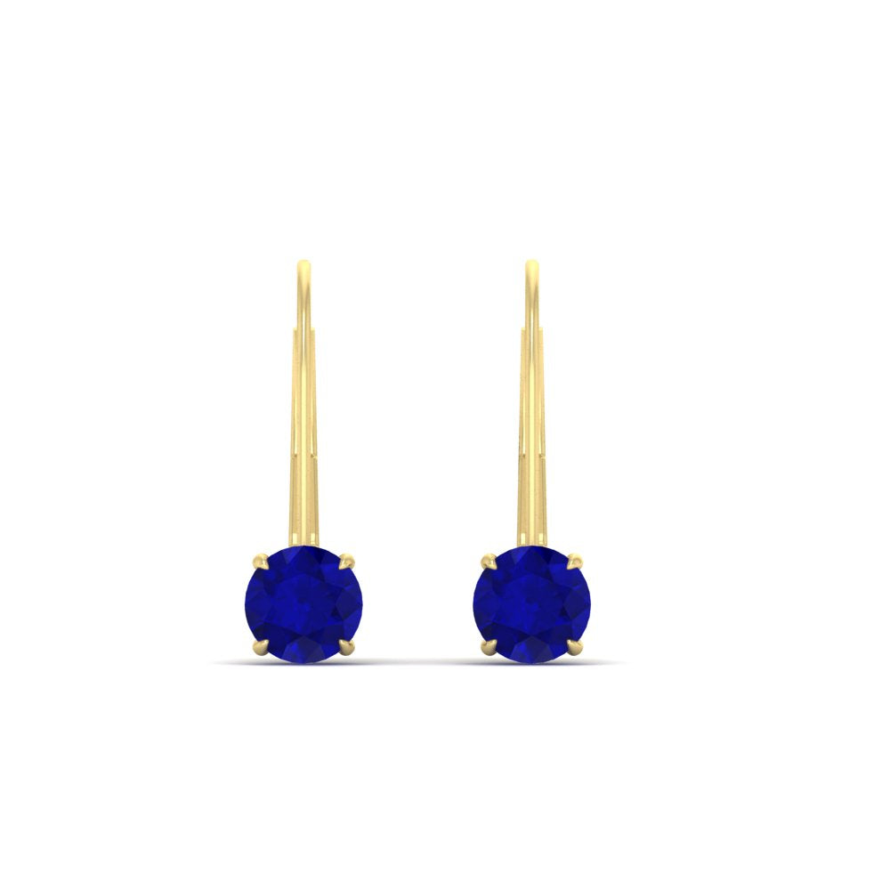 1-carat-round-sapphire-lever-back-earrings-in-yellow-gold-FDEAR9225ROGSABL-1.00CT-NL-YG