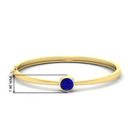 Load image into Gallery viewer, Simple Solitaire Bangle Bracelet