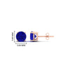 Load image into Gallery viewer, 1-carat-round-sapphire-stud-earring-for-women-in-rose-gold-fdear10411rogsablangle2-1.00ct-nl-rg-hw_e2f103df-bf8e-407f-b1c6-e9584281baba.jpg?v=1765339401