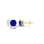 Load image into Gallery viewer, 1-carat-round-sapphire-stud-earring-for-women-in-yellow-gold-fdear10411rogsablangle2-1.00ct-nl-yg-hw_7735ca2f-aec6-43e6-81df-af44eb005b6a.jpg?v=1765339401
