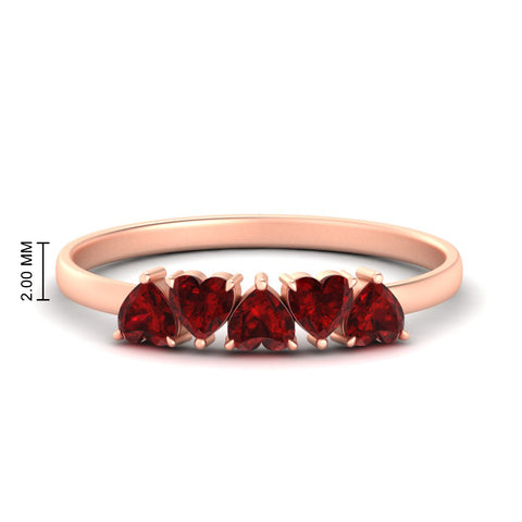 1-carat-ruby-heart-shape-five-stone-wedding-ring-in-rose-gold-FD9600HTBGRUDR-1.00CT-NL-RG-HW