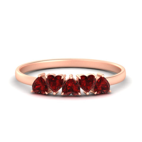 1-carat-ruby-heart-shape-five-stone-wedding-ring-in-rose-gold-FD9600HTBGRUDR-1.00CT-NL-RG