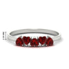 Load image into Gallery viewer, 1-carat-ruby-heart-shape-five-stone-wedding-ring-in-white-gold-FD9600HTBGRUDR-1.00CT-NL-WG-HW