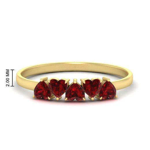 1-carat-ruby-heart-shape-five-stone-wedding-ring-in-yellow-gold-FD9600HTBGRUDR-1.00CT-NL-YG-HW