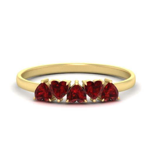 1-carat-ruby-heart-shape-five-stone-wedding-ring-in-yellow-gold-FD9600HTBGRUDR-1.00CT-NL-YG
