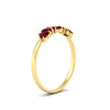 Load image into Gallery viewer, 1-carat-ruby-heart-shape-five-stone-wedding-ring-in-yellow-gold-FD9600HTBGRUDRANGLE2-1.00CT-NL-YG