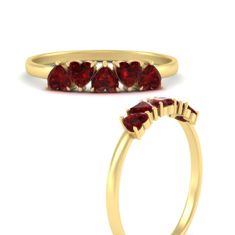 1-carat-ruby-heart-shape-five-stone-wedding-ring-in-yellow-gold-FD9600HTBGRUDRANGLE3-1.00CT-NL-YG