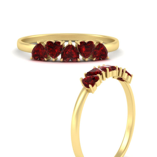 1-carat-ruby-heart-shape-five-stone-wedding-ring-in-yellow-gold-FD9600HTBGRUDRANGLE3-1.00CT-NL-YG