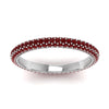 Load image into Gallery viewer, 1-carat-ruby-micro-pave-eternity-band-in-white-gold-FD-EWB9202GRUDR-NL-WG-GS