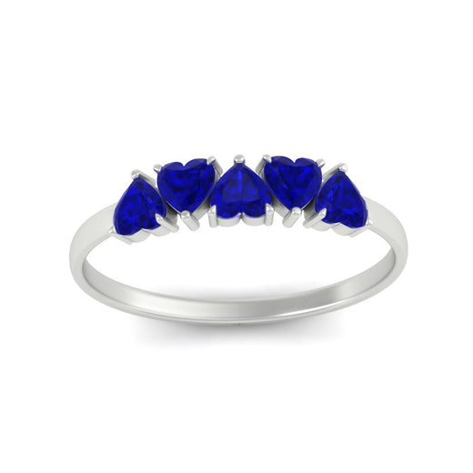 1-carat-sapphire-heart-shape-five-stone-wedding-ring-in-white-gold-FD9600HTBGSABLANGLE5-1.00CT-NL-WG