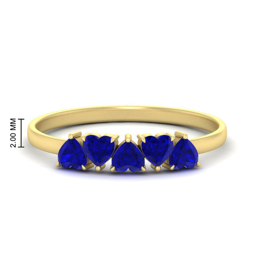 1-carat-sapphire-heart-shape-five-stone-wedding-ring-in-yellow-gold-FD9600HTBGSABL-1.00CT-NL-YG-HW