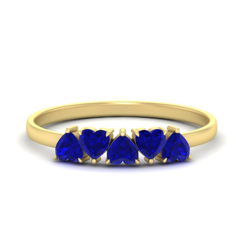 1-carat-sapphire-heart-shape-five-stone-wedding-ring-in-yellow-gold-FD9600HTBGSABL-1.00CT-NL-YG