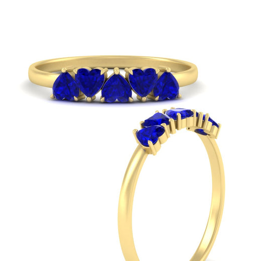 1-carat-sapphire-heart-shape-five-stone-wedding-ring-in-yellow-gold-FD9600HTBGSABLANGLE3-1.00CT-NL-YG