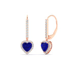 Load image into Gallery viewer, 1-carat-sapphire-heart-shape-lever-back-diamond-earring-in-rose-gold-FDEAR-11235HTGSABL-1.00CT-NL-RG.jpg

