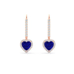Load image into Gallery viewer, 1-carat-sapphire-heart-shape-lever-back-diamond-earring-in-rose-gold-FDEAR-11235HTGSABL-1.00CT-NL-RG.jpg
