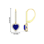 Load image into Gallery viewer, 1-carat-sapphire-heart-shape-lever-back-diamond-earring-in-yellow-gold-FDEAR-11235HTGSABL-1.00CT-NL-YG.jpg
