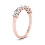 Load image into Gallery viewer, 1-carat-seven-stone-asscher-cut-diamond-band-in-rose-gold-FD10118B-0.15-ANGLE2-NL-RG