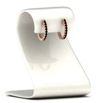 Load image into Gallery viewer, 1-carat-simple-black-diamond-huggie-hoop-earring-for-women-in-rose-gold-FDEAR11260GBLACKANGLE2-1.00-NL-RG
