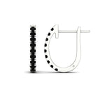 Load image into Gallery viewer, 1-carat-simple-black-diamond-huggie-hoop-earring-for-women-in-white-gold-FDEAR11260GBLACKANGLE2-1.00-NL-WG
