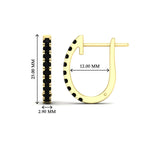 Load image into Gallery viewer, 1-carat-simple-black-diamond-huggie-hoop-earring-for-women-in-yellow-gold-FDEAR11260GBLACKANGLE2-1.00-NL-YG
