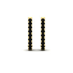 Load image into Gallery viewer, 1-carat-simple-black-diamond-huggie-hoop-earring-for-women-in-yellow-gold-FDEAR11260GBLACKANGLE2-1.00-NL-YG
