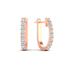 Load image into Gallery viewer, 1-carat-simple-diamond-huggie-hoop-earring-for-women-in-rose-gold-FDEAR11260ANGLE2-1.00-NL-RG
