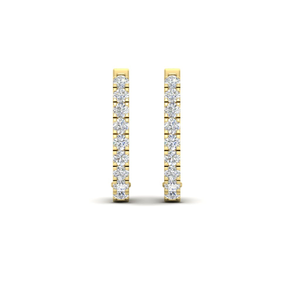 1-carat-simple-diamond-huggie-hoop-earring-for-women-in-yellow-gold-FDEAR11260ANGLE2-1.00-NL-YG
