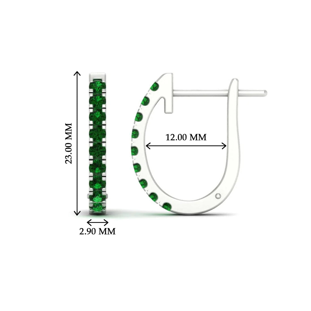 1-carat-simple-emerald-huggie-hoop-earring-for-women-in-white-gold-FDEAR11260GEMGRANGLE2-1.00-NL-WG