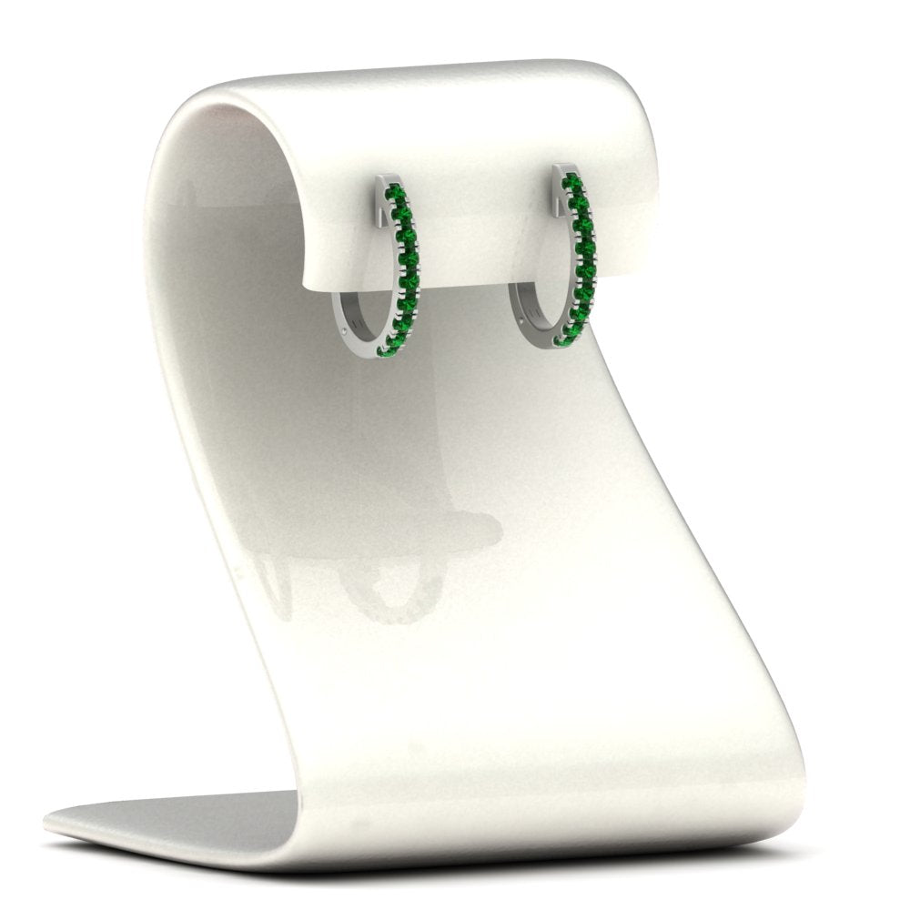 1-carat-simple-emerald-huggie-hoop-earring-for-women-in-white-gold-FDEAR11260GEMGRANGLE2-1.00-NL-WG