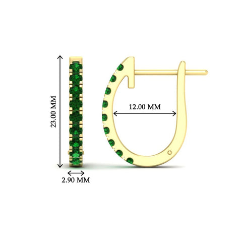 1-carat-simple-emerald-huggie-hoop-earring-for-women-in-yellow-gold-FDEAR11260GEMGRANGLE2-1.00-NL-YG