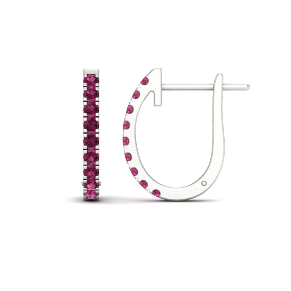1-carat-simple-pink-sapphire-huggie-hoop-earring-for-women-in-white-gold-FDEAR11260GSADRPIANGLE2-1.00-NL-WG