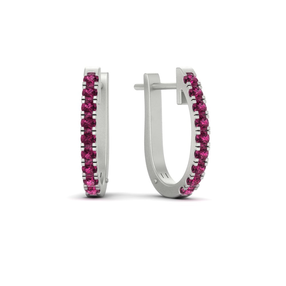1-carat-simple-pink-sapphire-huggie-hoop-earring-for-women-in-white-gold-FDEAR11260GSADRPIANGLE2-1.00-NL-WG