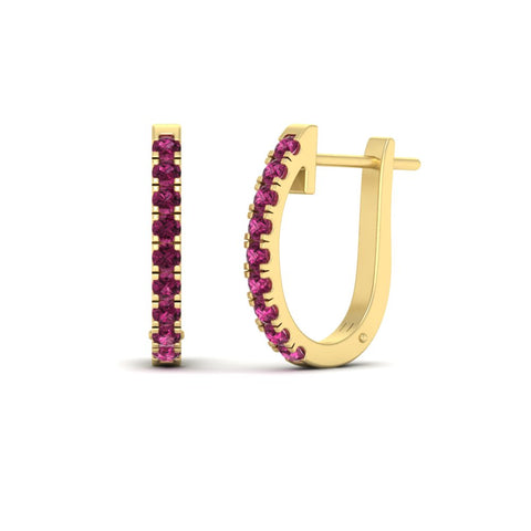 1-carat-simple-pink-sapphire-huggie-hoop-earring-for-women-in-yellow-gold-FDEAR11260GSADRPIANGLE2-1.00-NL-YG