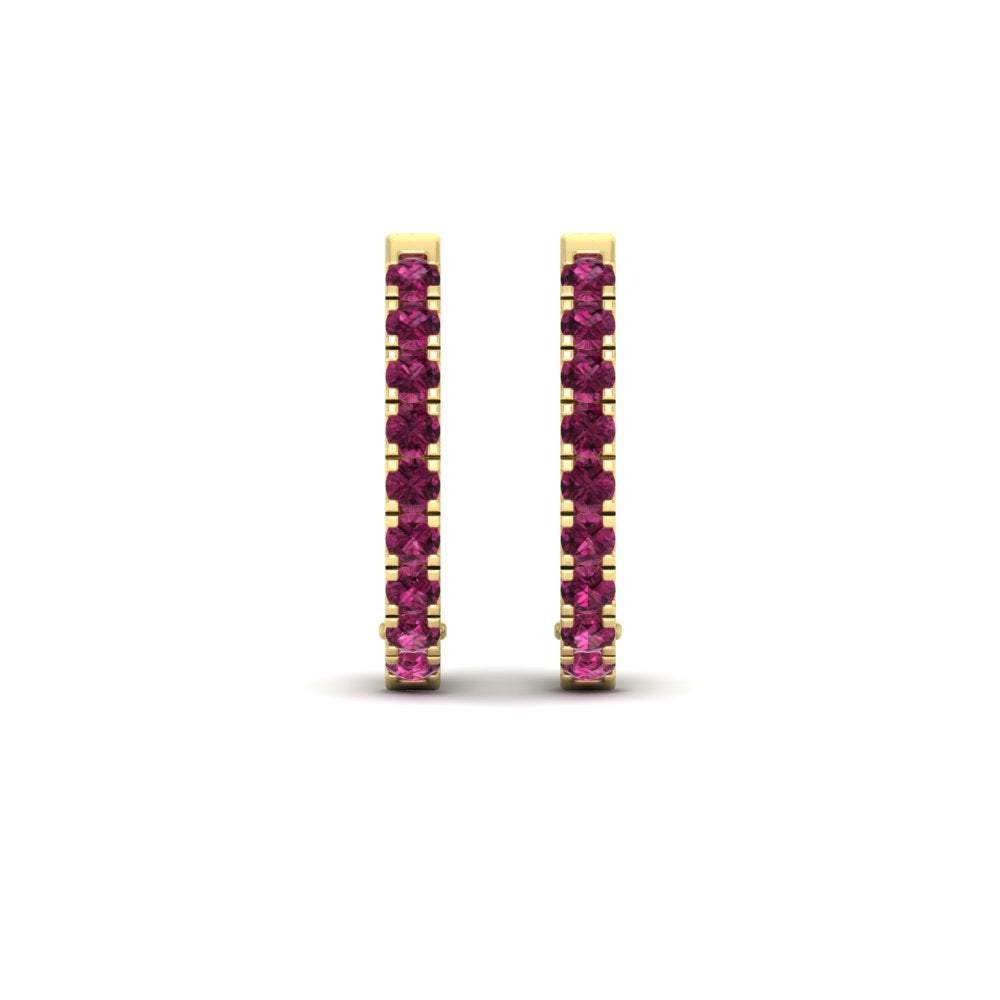 1-carat-simple-pink-sapphire-huggie-hoop-earring-for-women-in-yellow-gold-FDEAR11260GSADRPIANGLE2-1.00-NL-YG