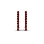 Load image into Gallery viewer, 1-carat-simple-ruby-huggie-hoop-earring-for-women-in-white-gold-FDEAR11260GRUDRANGLE2-1.00-NL-WG
