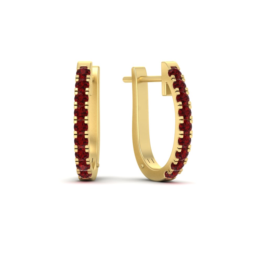 1-carat-simple-ruby-huggie-hoop-earring-for-women-in-yellow-gold-FDEAR11260GRUDRANGLE2-1.00-NL-YG
