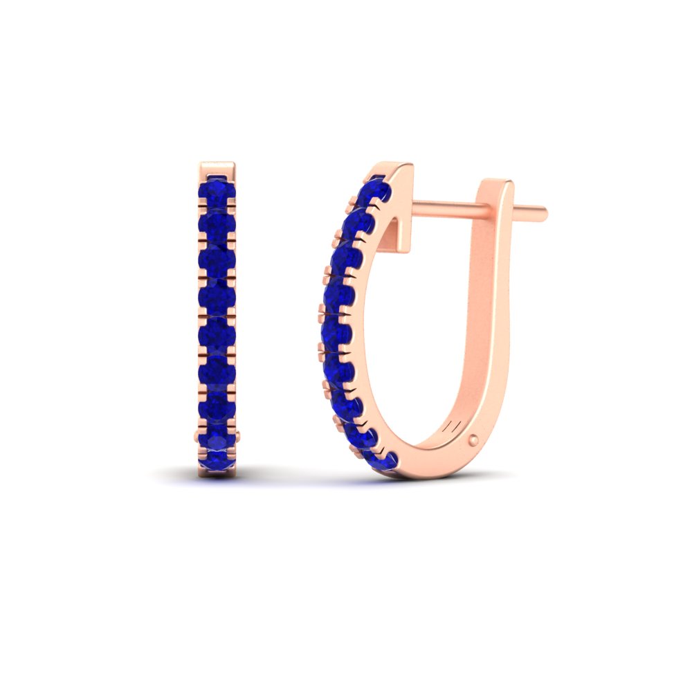 1-carat-simple-sapphire-huggie-hoop-earring-for-women-in-rose-gold-FDEAR11260GSABLANGLE2-1.00-NL-RG