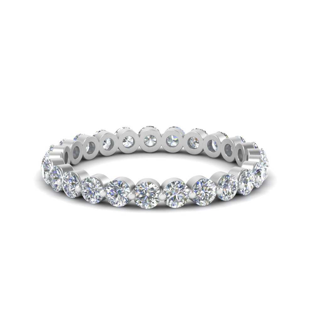 Single Prong Eternity Band 1 Carat