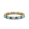 Load image into Gallery viewer, Solid 1 Ct Round Cut Common Prong Eternity Band