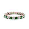 Load image into Gallery viewer, Solid 1 Ct Round Cut Common Prong Eternity Band