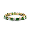 Load image into Gallery viewer, Solid 1 Ct Round Cut Common Prong Eternity Band
