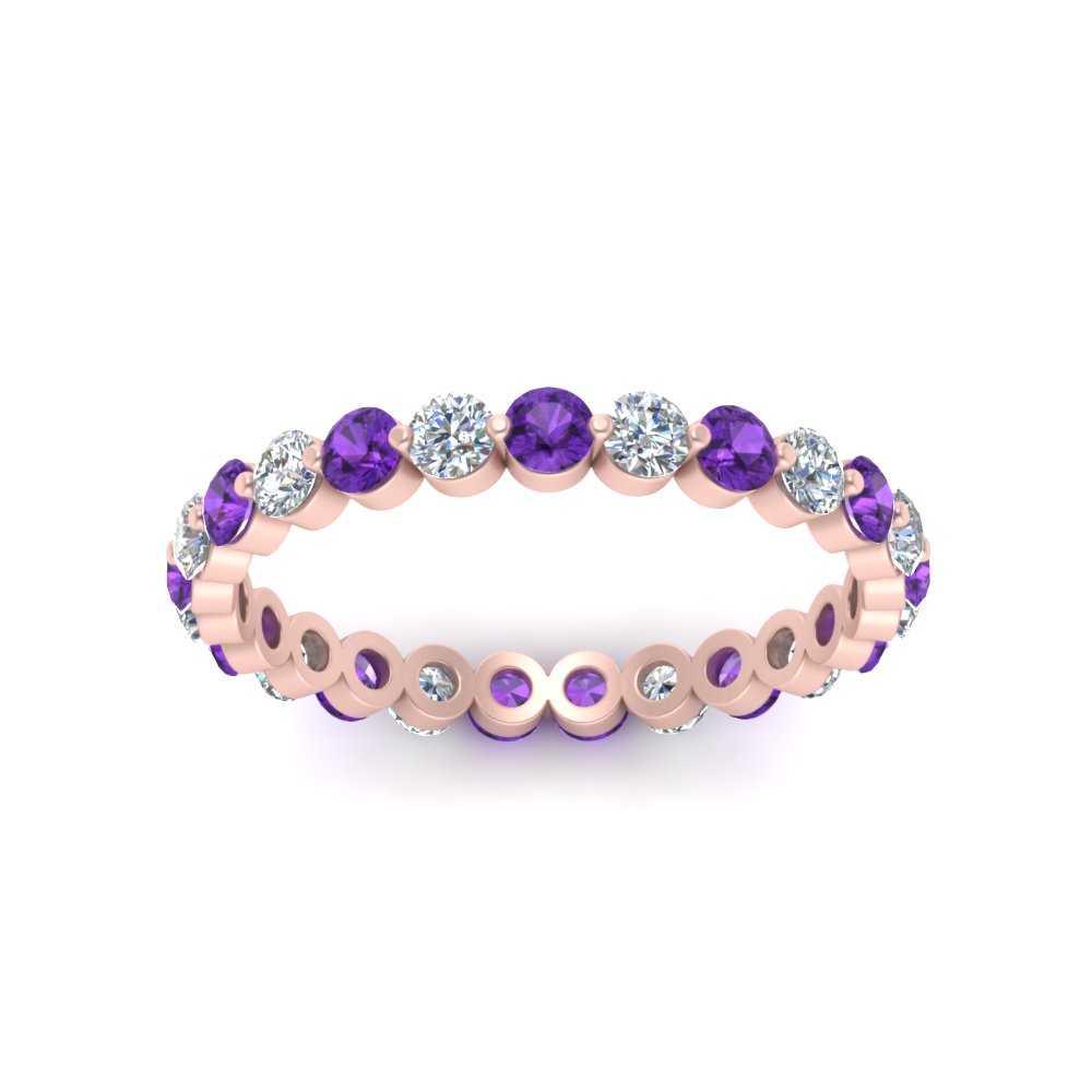 Single Prong Eternity Band 1 Carat