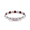 Load image into Gallery viewer, Solid 1 Ct Round Cut Common Prong Eternity Band