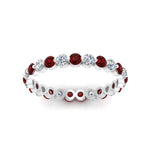 Load image into Gallery viewer, Single Prong Eternity Band 1 Carat
