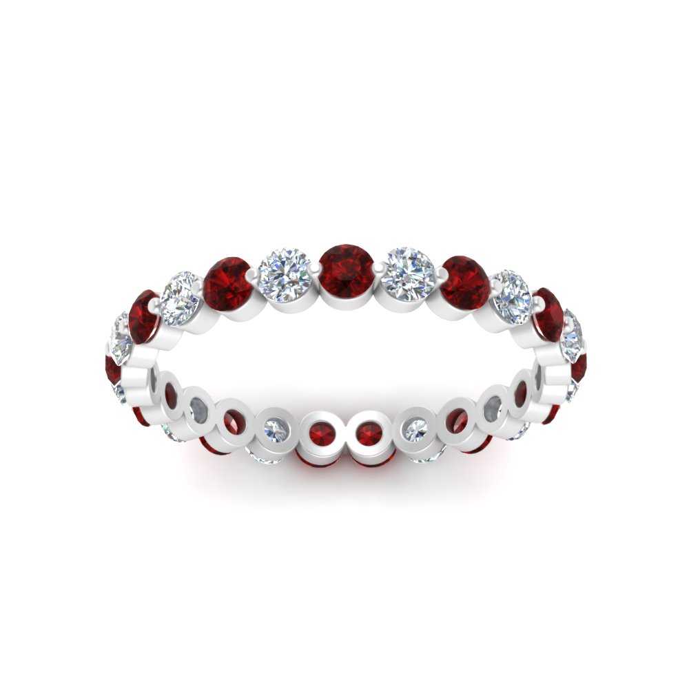 Single Prong Eternity Band 1 Carat