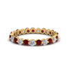 Load image into Gallery viewer, Solid 1 Ct Round Cut Common Prong Eternity Band